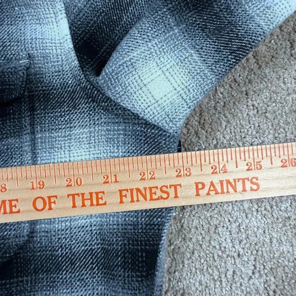 Bonobos‎ Slim fit Wool Blend Check Shirt Mens XL Buttons L/S Flannel Shaket Fall - Picture 6 of 8